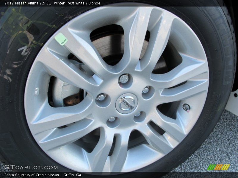 Winter Frost White / Blonde 2012 Nissan Altima 2.5 SL