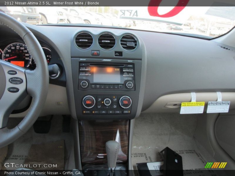 Winter Frost White / Blonde 2012 Nissan Altima 2.5 SL