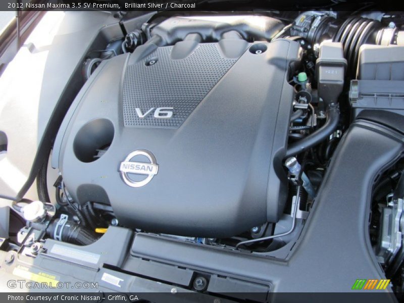 Brilliant Silver / Charcoal 2012 Nissan Maxima 3.5 SV Premium