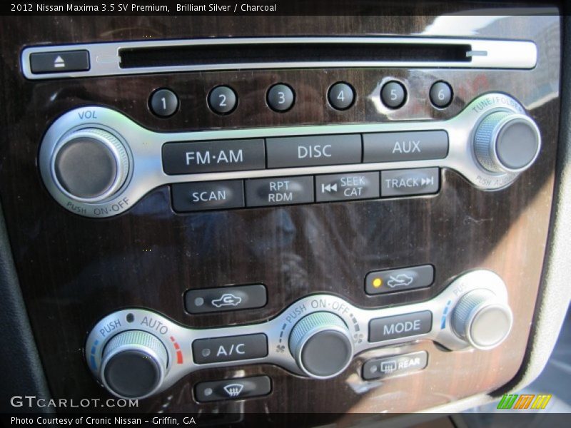 Brilliant Silver / Charcoal 2012 Nissan Maxima 3.5 SV Premium