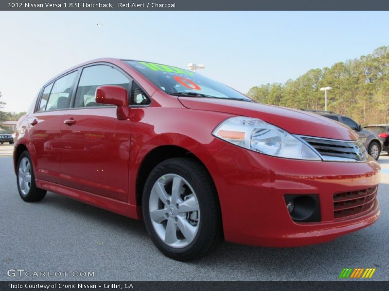 Front 3/4 View of 2012 Versa 1.8 SL Hatchback