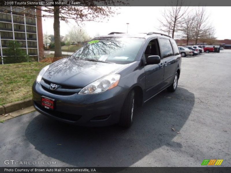 Slate Metallic / Fawn 2008 Toyota Sienna LE