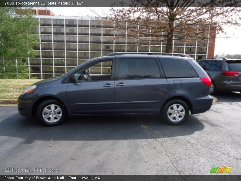 Slate Metallic / Fawn 2008 Toyota Sienna LE