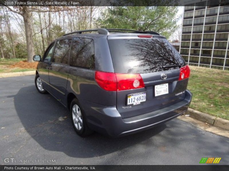 Slate Metallic / Fawn 2008 Toyota Sienna LE