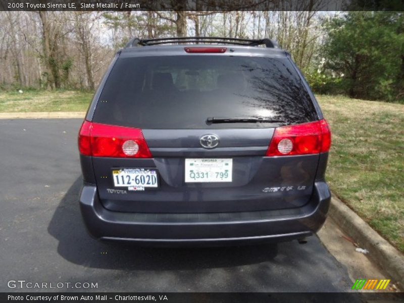Slate Metallic / Fawn 2008 Toyota Sienna LE