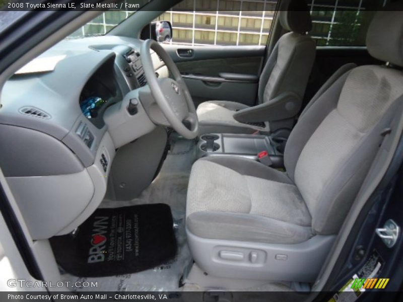 Slate Metallic / Fawn 2008 Toyota Sienna LE