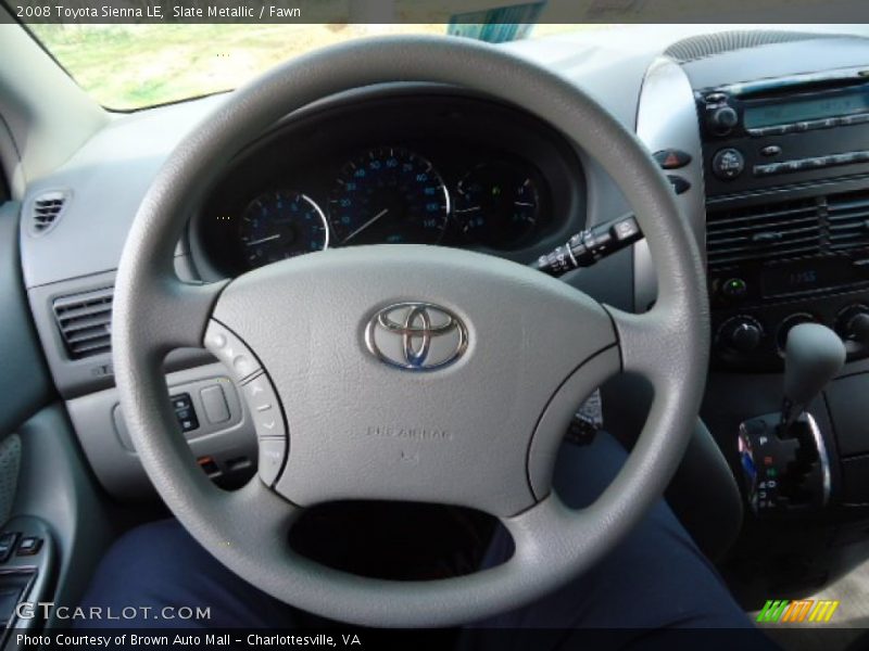 Slate Metallic / Fawn 2008 Toyota Sienna LE