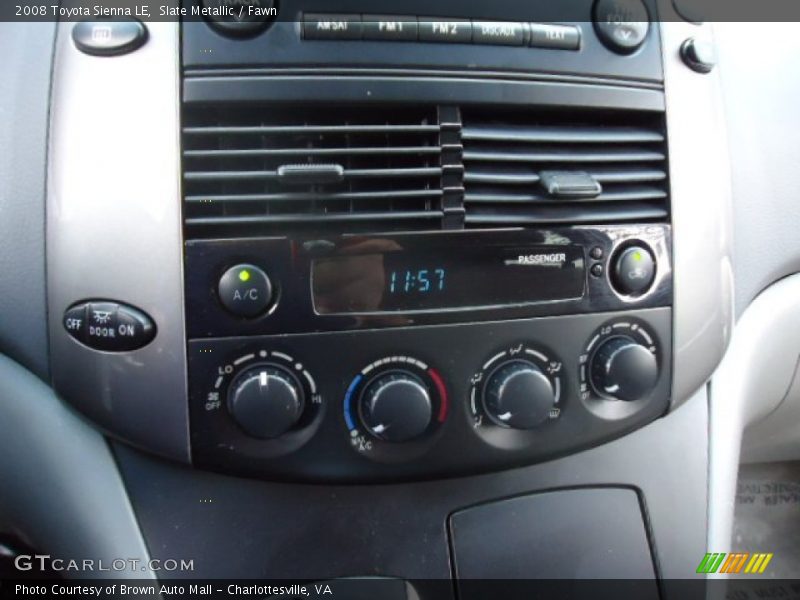 Slate Metallic / Fawn 2008 Toyota Sienna LE