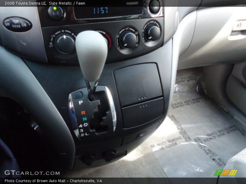 Slate Metallic / Fawn 2008 Toyota Sienna LE