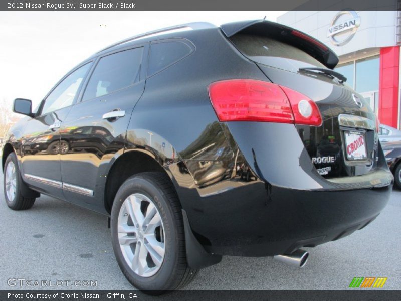 Super Black / Black 2012 Nissan Rogue SV