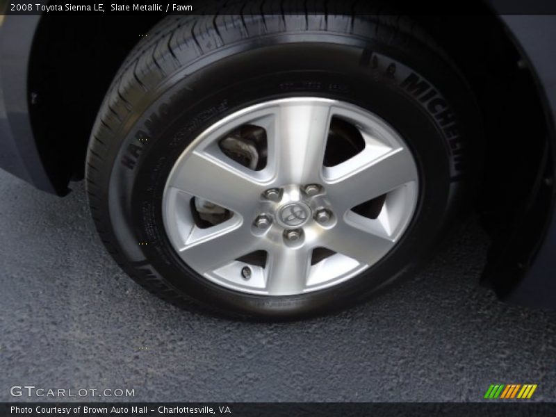 Slate Metallic / Fawn 2008 Toyota Sienna LE