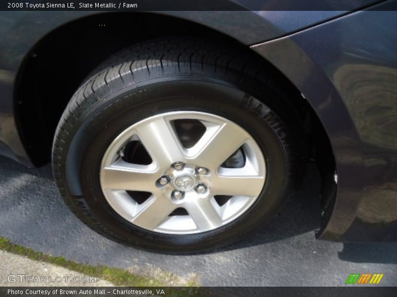 Slate Metallic / Fawn 2008 Toyota Sienna LE