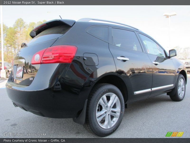 Super Black / Black 2012 Nissan Rogue SV