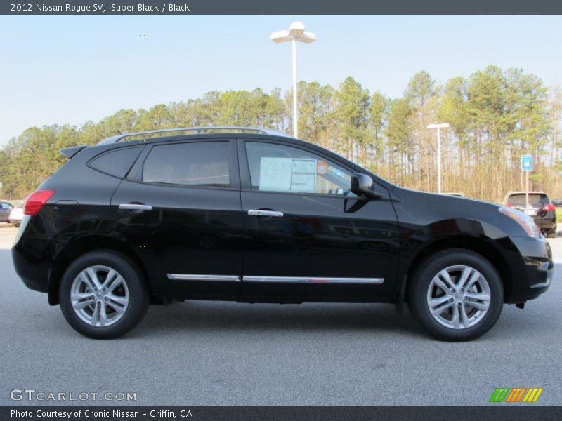 Super Black / Black 2012 Nissan Rogue SV