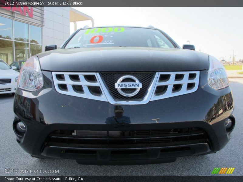 Super Black / Black 2012 Nissan Rogue SV