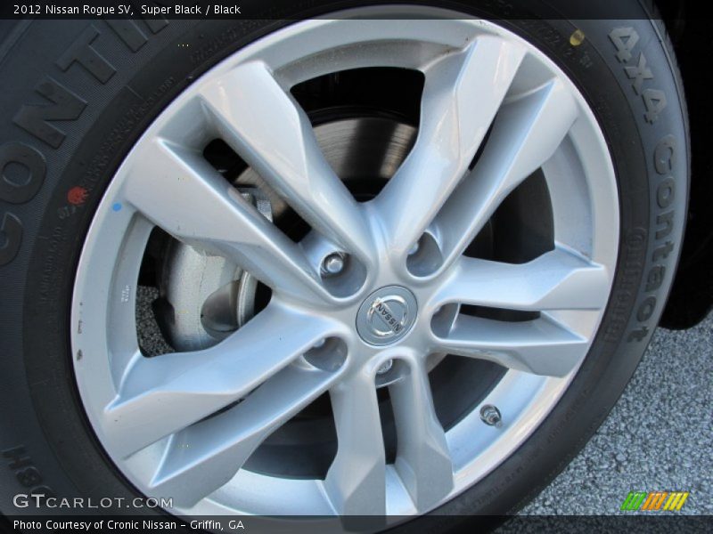 Super Black / Black 2012 Nissan Rogue SV