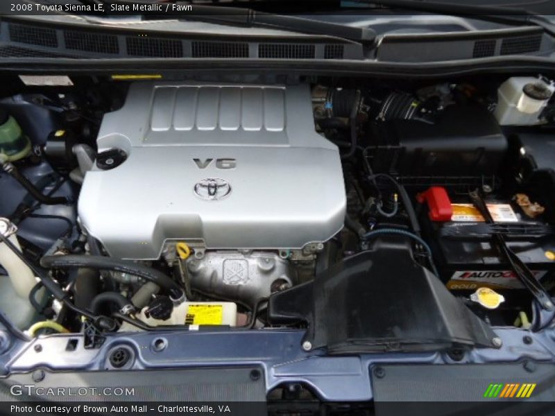 Slate Metallic / Fawn 2008 Toyota Sienna LE