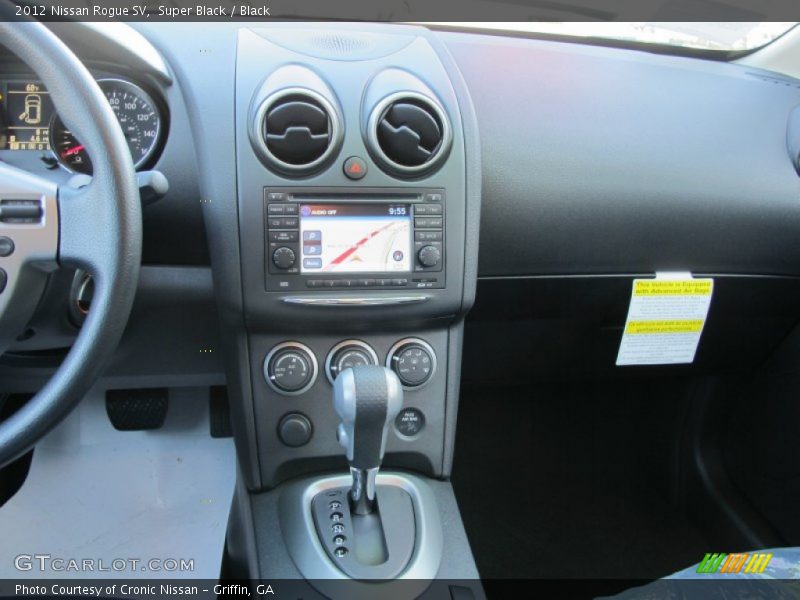 Super Black / Black 2012 Nissan Rogue SV