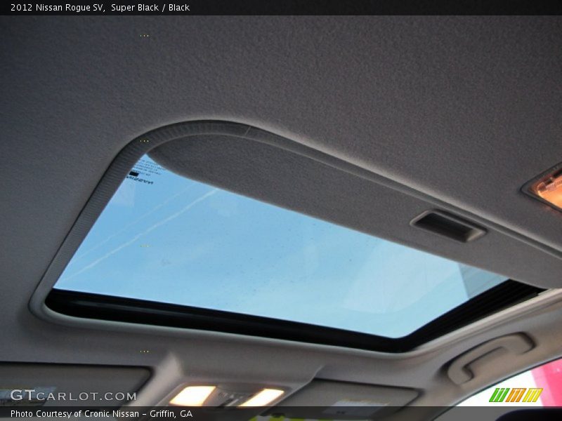 Super Black / Black 2012 Nissan Rogue SV