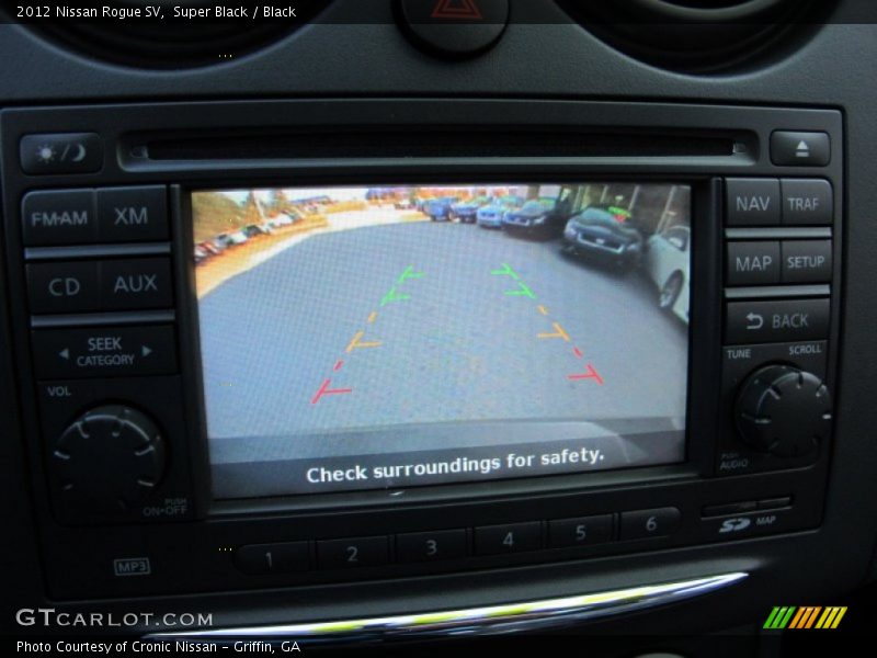 Super Black / Black 2012 Nissan Rogue SV