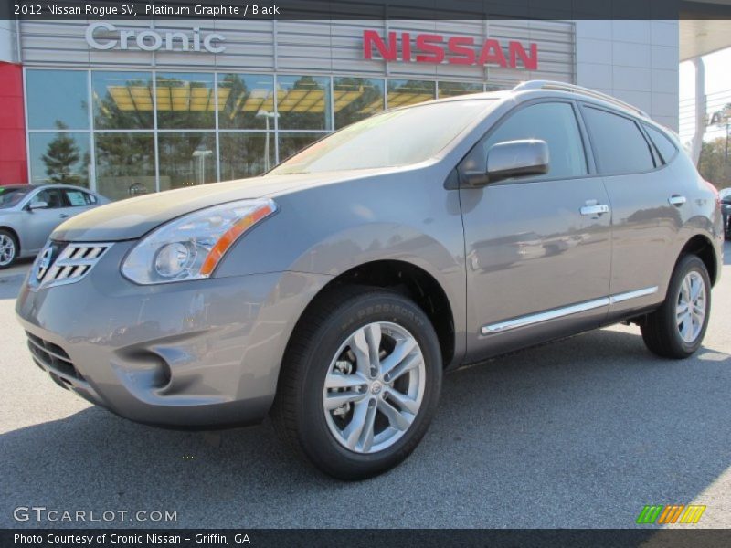 Platinum Graphite / Black 2012 Nissan Rogue SV