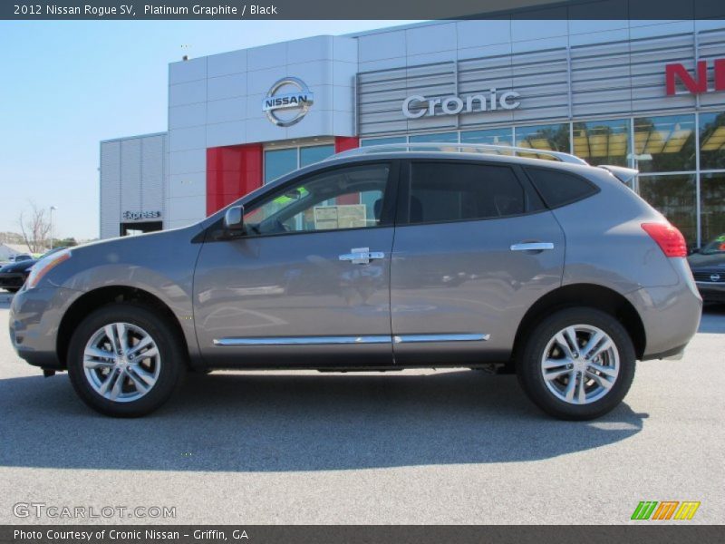 Platinum Graphite / Black 2012 Nissan Rogue SV