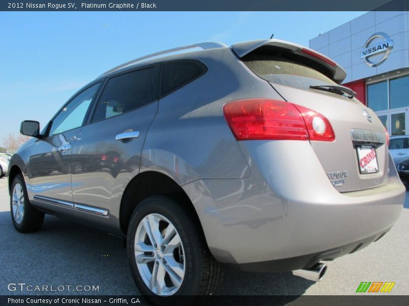 Platinum Graphite / Black 2012 Nissan Rogue SV