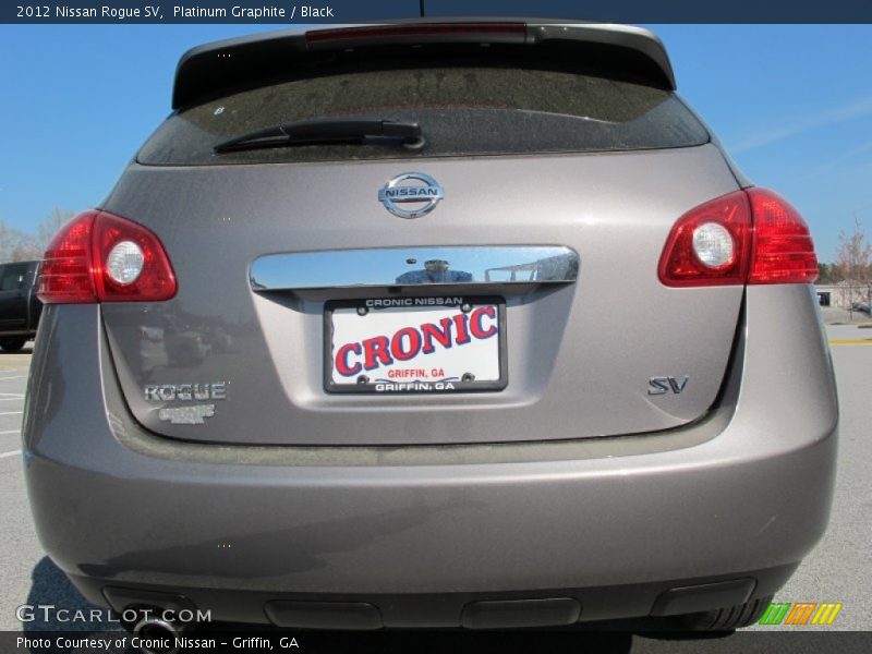 Platinum Graphite / Black 2012 Nissan Rogue SV