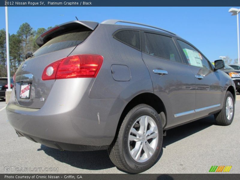 Platinum Graphite / Black 2012 Nissan Rogue SV