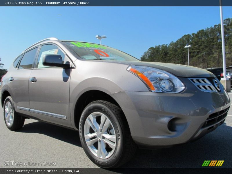 Platinum Graphite / Black 2012 Nissan Rogue SV