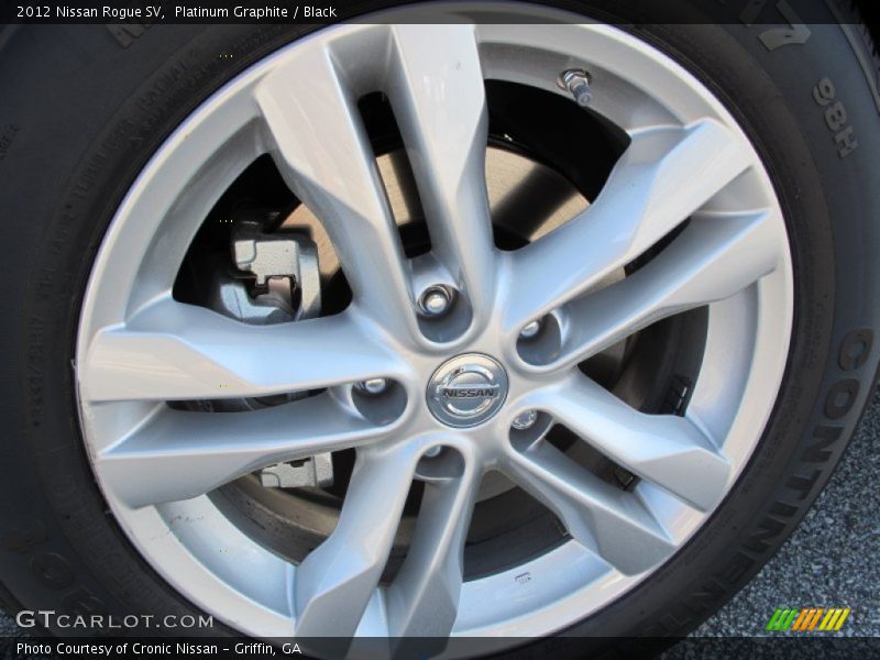 Platinum Graphite / Black 2012 Nissan Rogue SV
