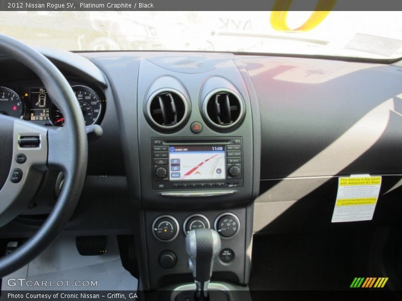 Platinum Graphite / Black 2012 Nissan Rogue SV