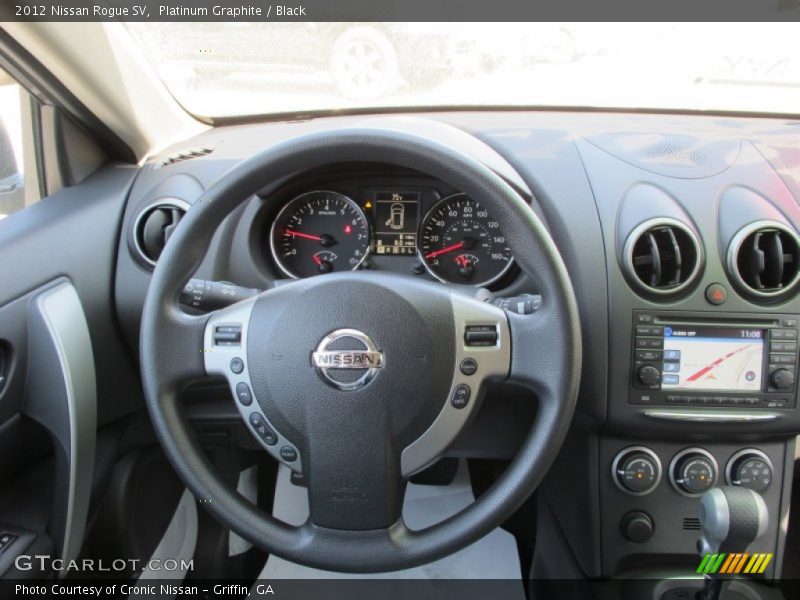 Platinum Graphite / Black 2012 Nissan Rogue SV