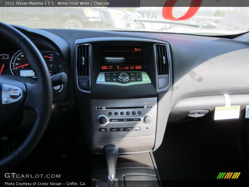 Winter Frost White / Charcoal 2012 Nissan Maxima 3.5 S