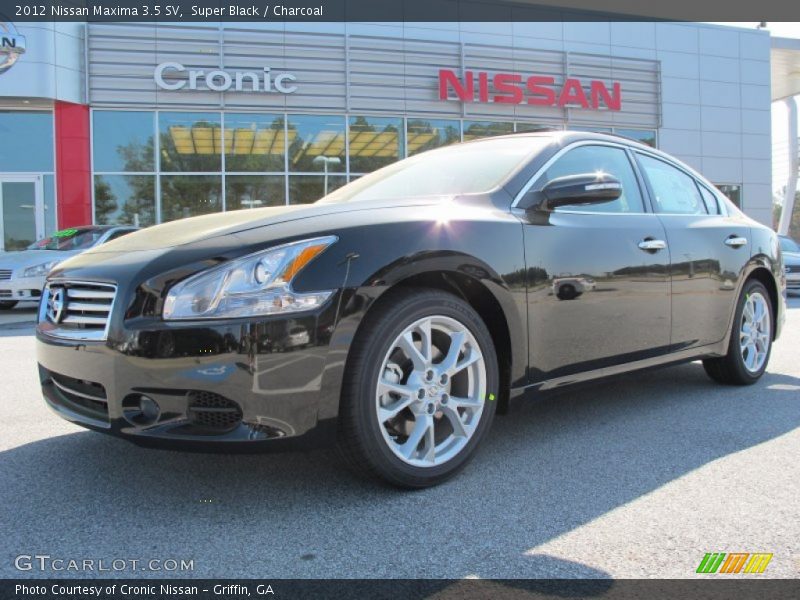 Super Black / Charcoal 2012 Nissan Maxima 3.5 SV