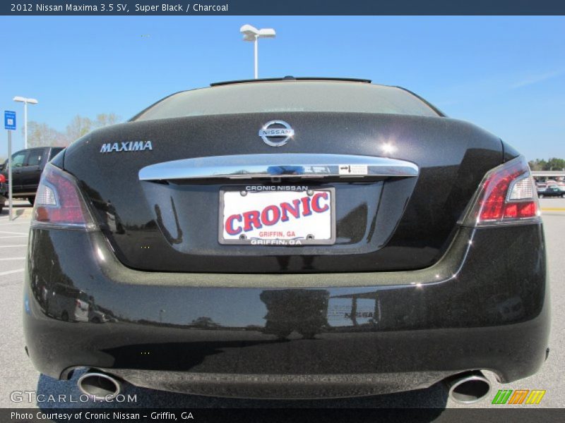 Super Black / Charcoal 2012 Nissan Maxima 3.5 SV