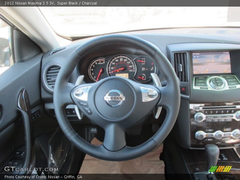 Super Black / Charcoal 2012 Nissan Maxima 3.5 SV