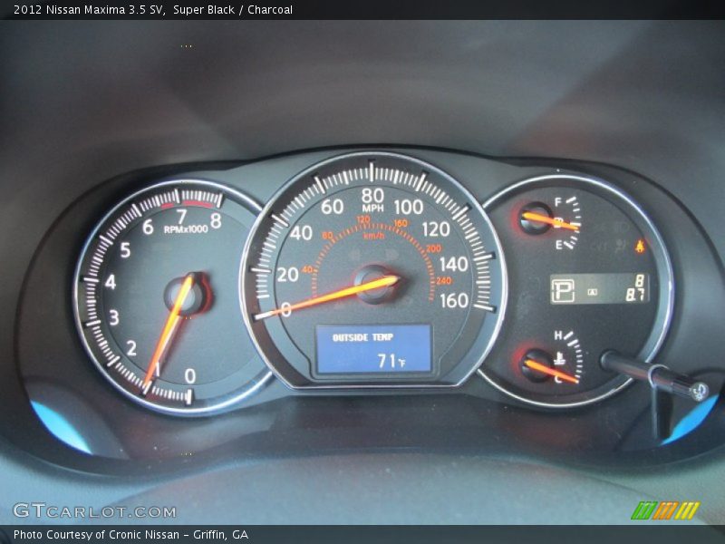 Super Black / Charcoal 2012 Nissan Maxima 3.5 SV