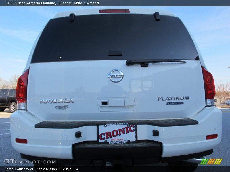 Blizzard White / Almond 2012 Nissan Armada Platinum