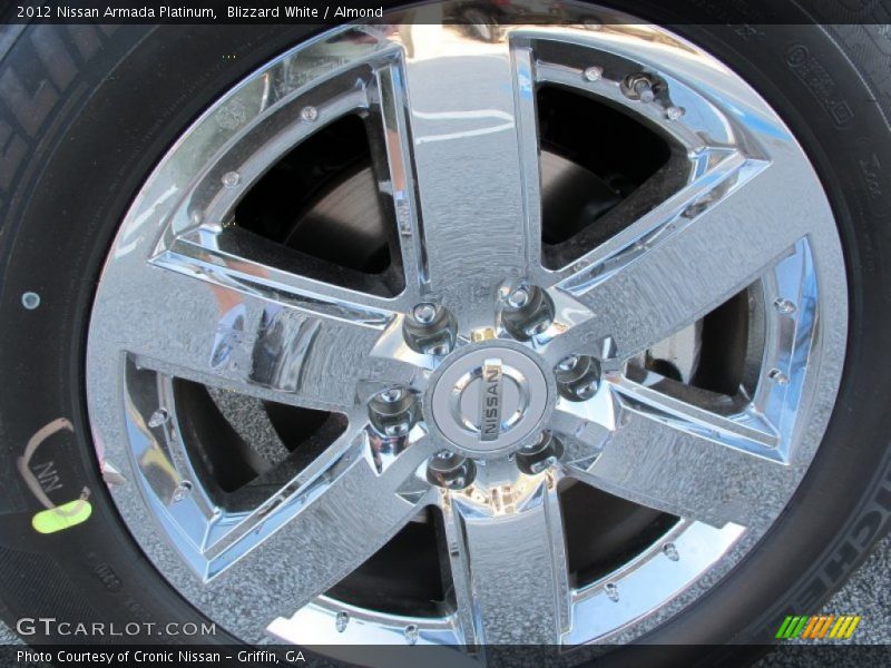 Blizzard White / Almond 2012 Nissan Armada Platinum
