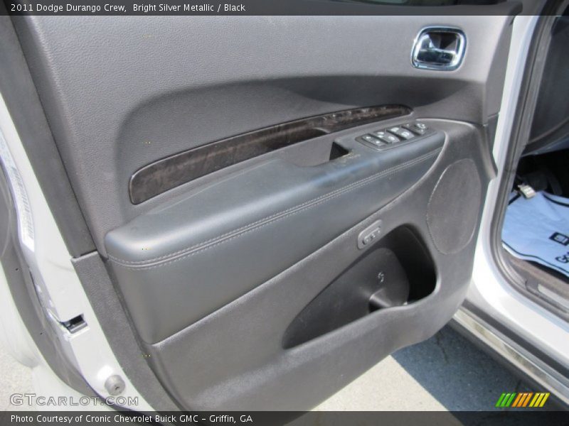 Bright Silver Metallic / Black 2011 Dodge Durango Crew