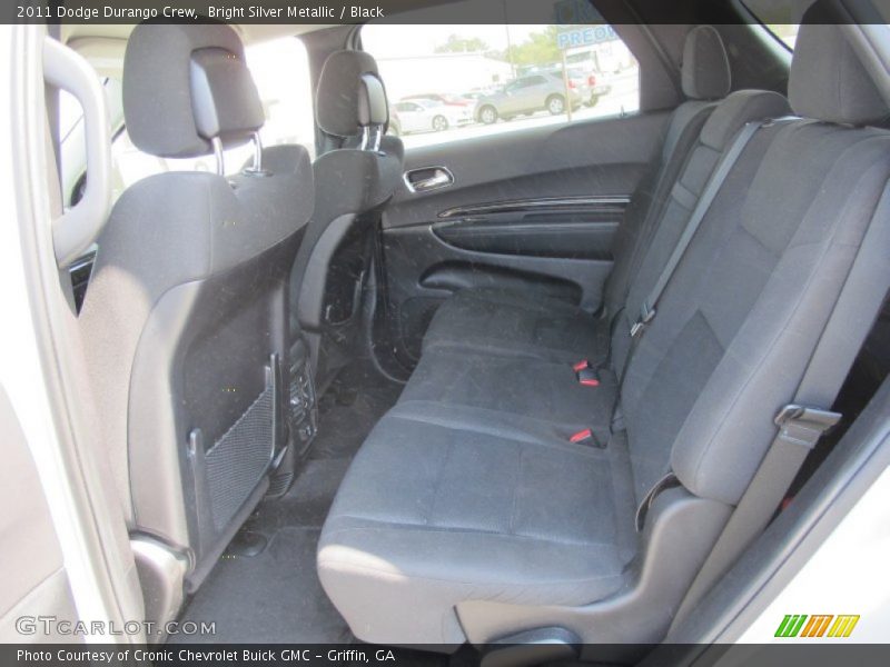 Bright Silver Metallic / Black 2011 Dodge Durango Crew