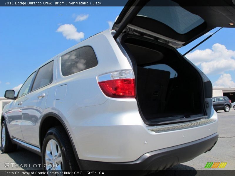 Bright Silver Metallic / Black 2011 Dodge Durango Crew