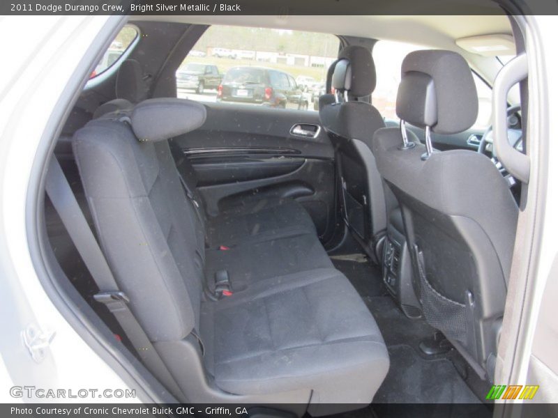 Bright Silver Metallic / Black 2011 Dodge Durango Crew