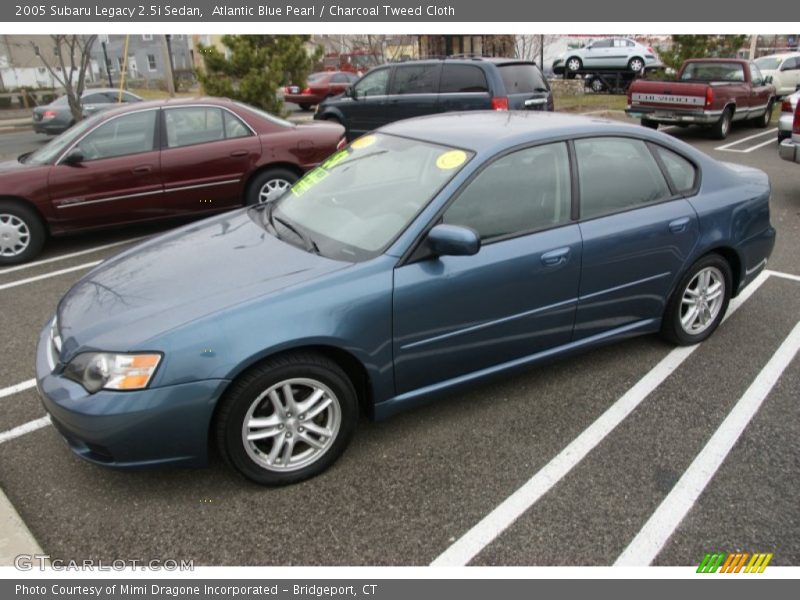 Atlantic Blue Pearl / Charcoal Tweed Cloth 2005 Subaru Legacy 2.5i Sedan