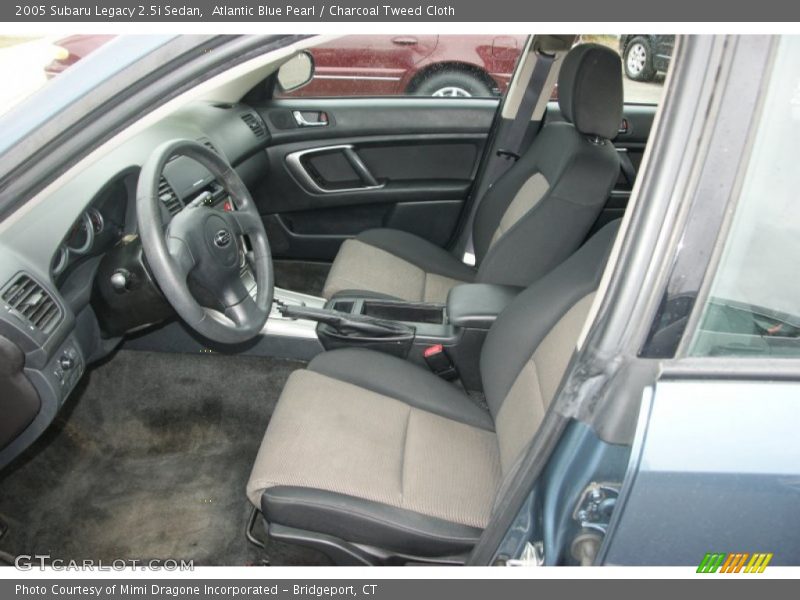 Atlantic Blue Pearl / Charcoal Tweed Cloth 2005 Subaru Legacy 2.5i Sedan