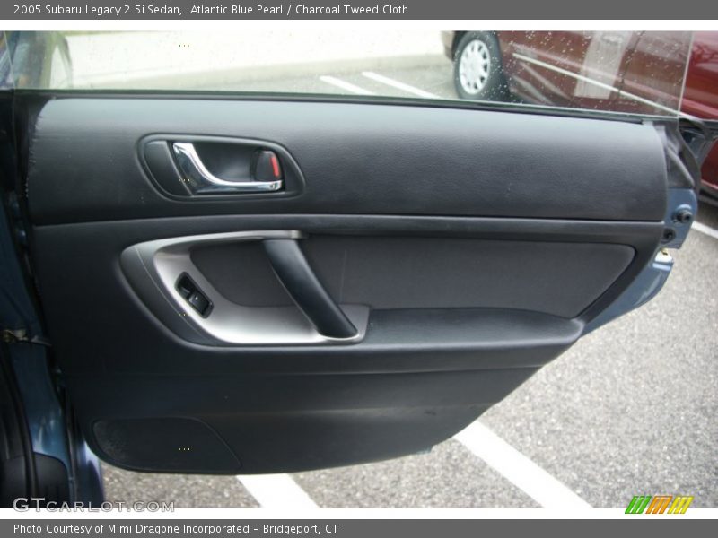 Atlantic Blue Pearl / Charcoal Tweed Cloth 2005 Subaru Legacy 2.5i Sedan