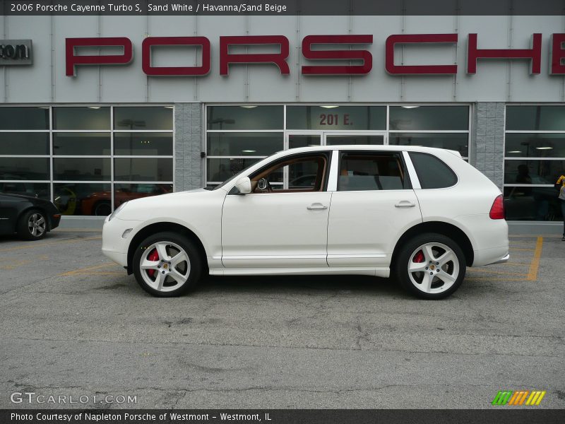 Sand White / Havanna/Sand Beige 2006 Porsche Cayenne Turbo S