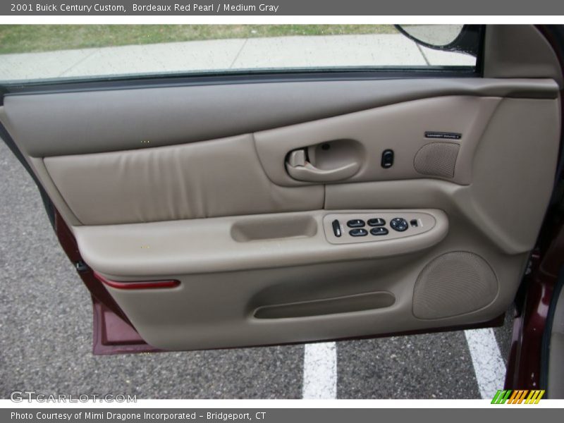 Bordeaux Red Pearl / Medium Gray 2001 Buick Century Custom