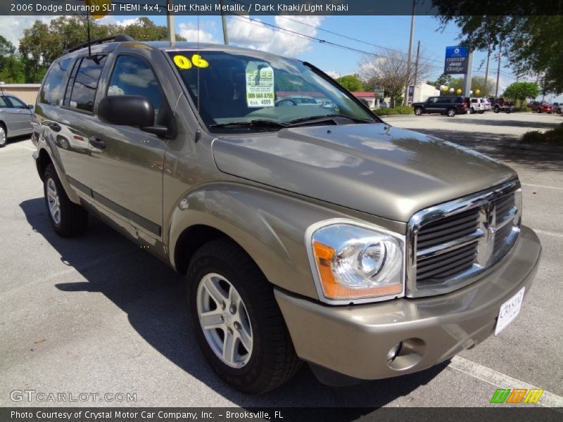 Light Khaki Metallic / Dark Khaki/Light Khaki 2006 Dodge Durango SLT HEMI 4x4